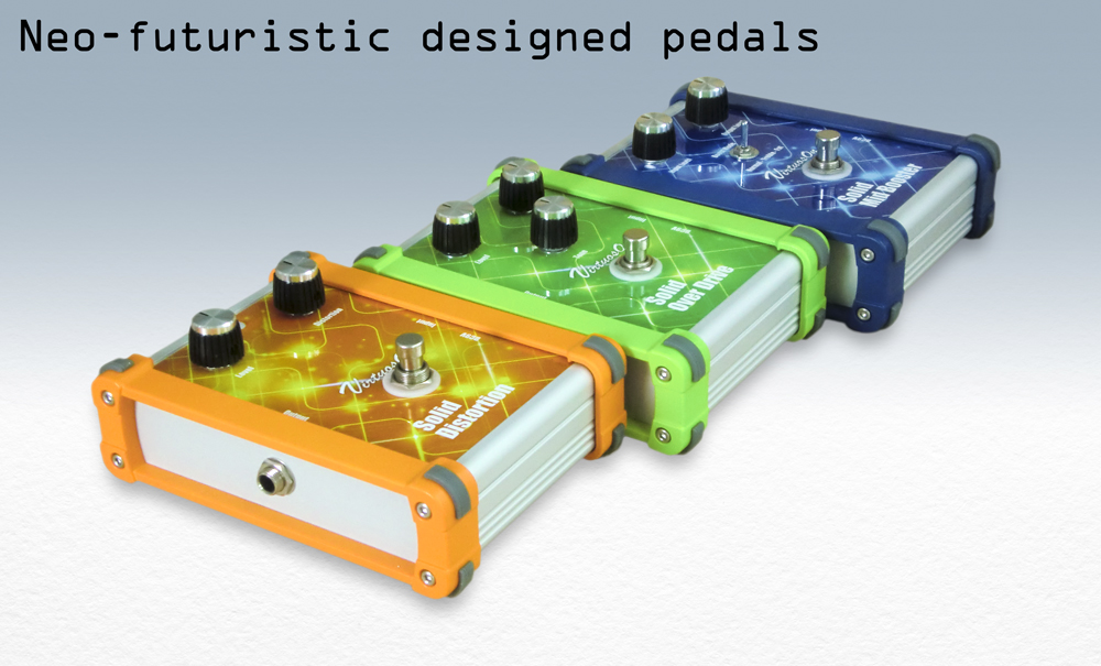 Neo-futuristic designed pedals